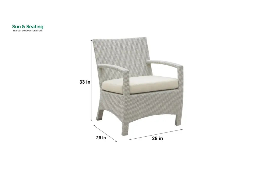 Hudson Outdoor Garden Balcony Sofa Set 3 Seater 2 Seater With 2 Single Seater and 1 Center Table With 1 Side Table Set