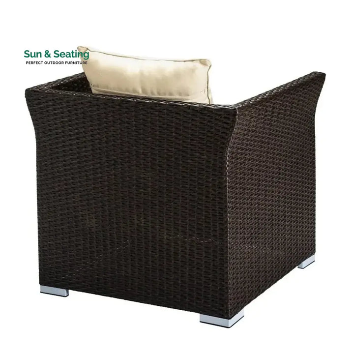Inas Outdoor All-Weather Wicker Single Seater Sofa Sofa Set