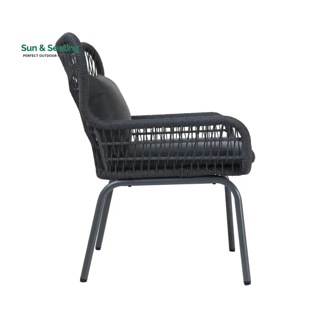 Intra Outdoor Patio Seating Set 2 Chairs and 1 Table Set Coffee Table Sets
