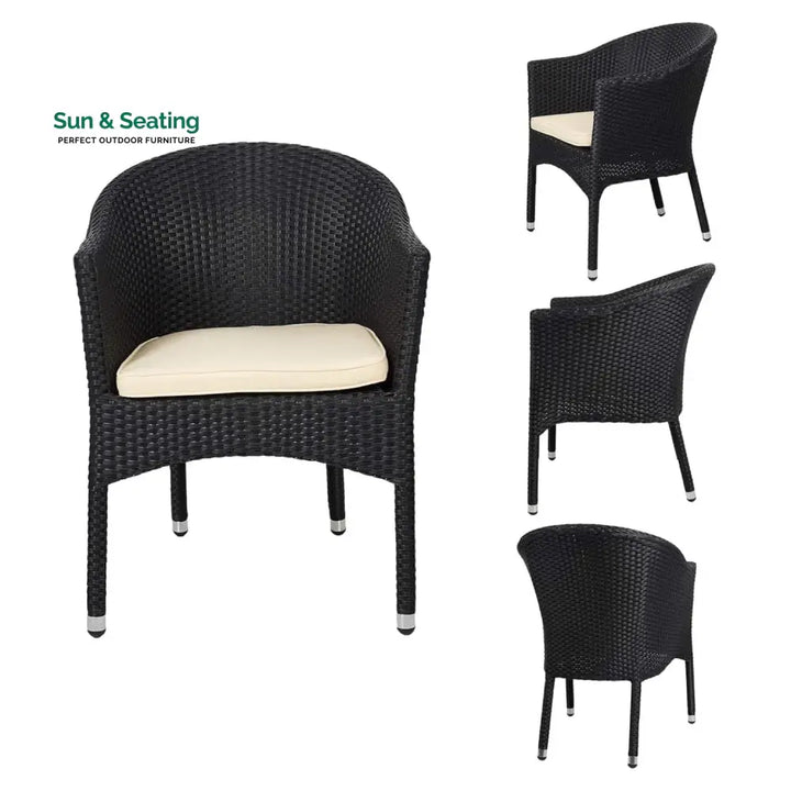 Ishani 3-Piece Outdoor Rattan Wicker Patio Set Patio Set