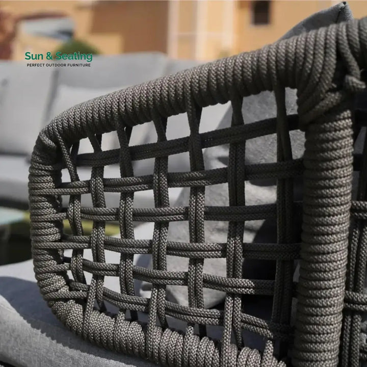 Ishira Outdoor 5 Seater Rope Conversation Sofa Set Sofa Set
