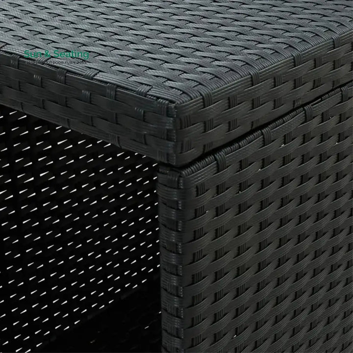 Jacinta Outdoor Rattan Wicker Bar Table with High-Top Design Bar Table