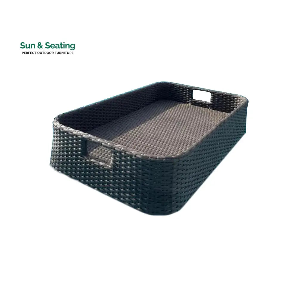Jaime Luxury Floating Serving Tray For Swimming Pool - Brown (Rectangle) Floating Tray