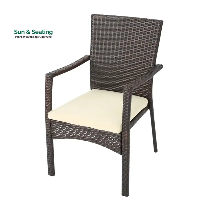 Janhavi 7-Piece Outdoor Rattan Wicker Dining Set Dining Set