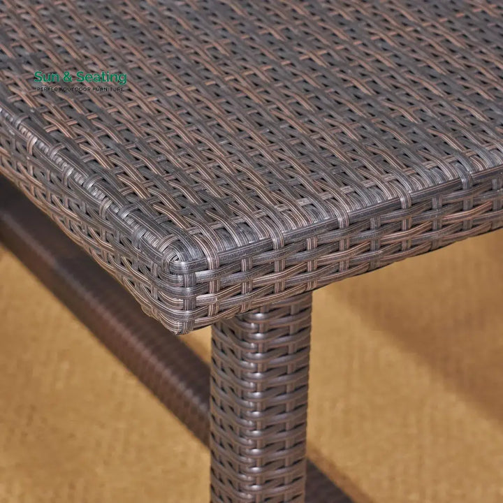 Janhavi 7-Piece Outdoor Rattan Wicker Dining Set Dining Set