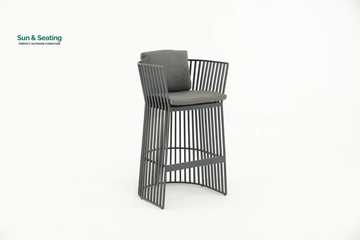 Javier Outdoor Patio Bar Set 2 Chairs and 1 Table Set Bar Sets