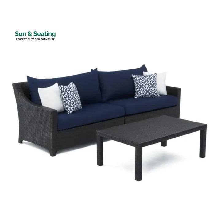 Jaya Outdoor All-Weather Rattan Wicker Three Seater Sofa Sofa Set