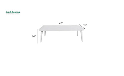 Kemp Outdoor Garden Balcony Sofa Set 3 Seater 2 Single seater and 1 Center Table Set (White + Light Grey) Sofa Sets