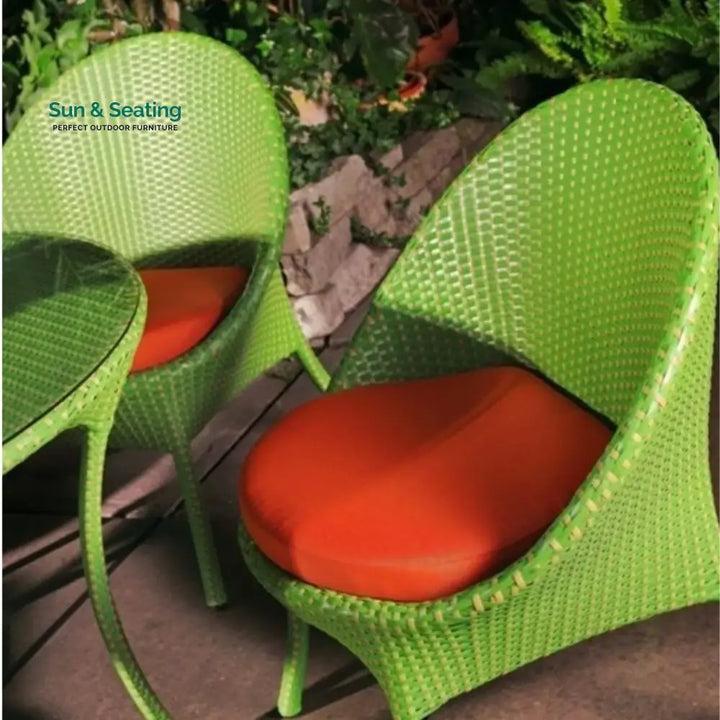 Kiranmayi Outdoor All-Weather Resistant Rattan Wicker 5-Piece Dining Set Dining Set