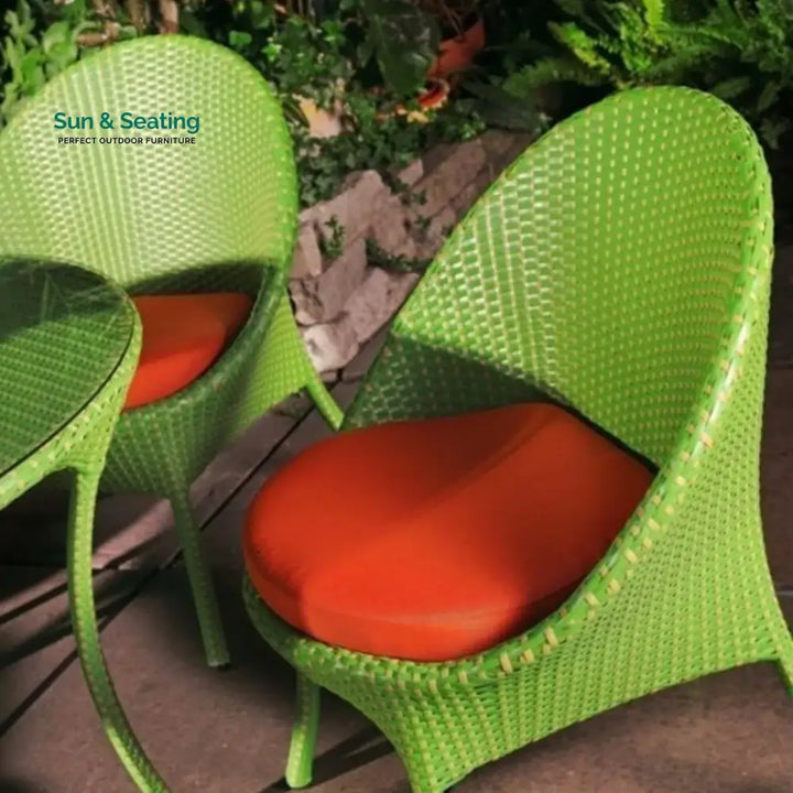 Kiranmayi Outdoor All-Weather Resistant Rattan Wicker 5-Piece Dining Set Dining Set