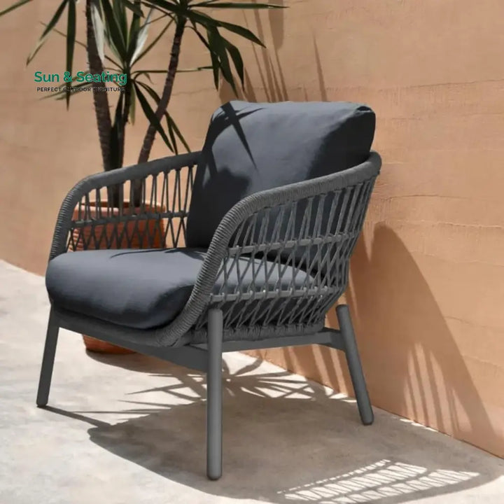 Komal Outdoor 4 Seater Rope Conversation Sofa Set Sofa Set