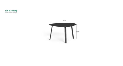 Kosta Outdoor Garden Balcony Sofa Set 2 Seater Single seater and 2 Center Table Set Braided & Rope (Dark Grey) Sofa Sets