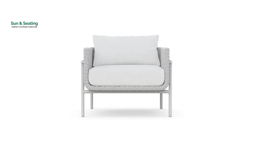 Kreios Outdoor Garden Balcony Sofa Set 2 Seater 2 Single seater and 1 Center Table With 1 Side Table Set (White) Sofa