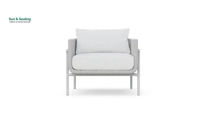 Kreios Outdoor Garden Balcony Sofa Set 2 Seater 2 Single seater and 1 Center Table With 1 Side Table Set (White) Sofa