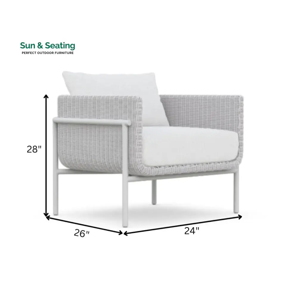 Kreios Outdoor Garden Balcony Sofa Set 2 Seater 2 Single seater and 1 Center Table With 1 Side Table Set (White) Sofa