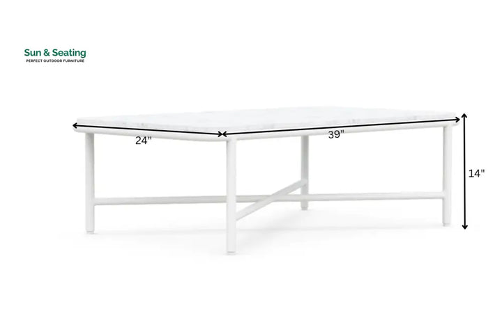 Kreios Outdoor Garden Balcony Sofa Set 2 Seater 2 Single seater and 1 Center Table With 1 Side Table Set (White) Sofa