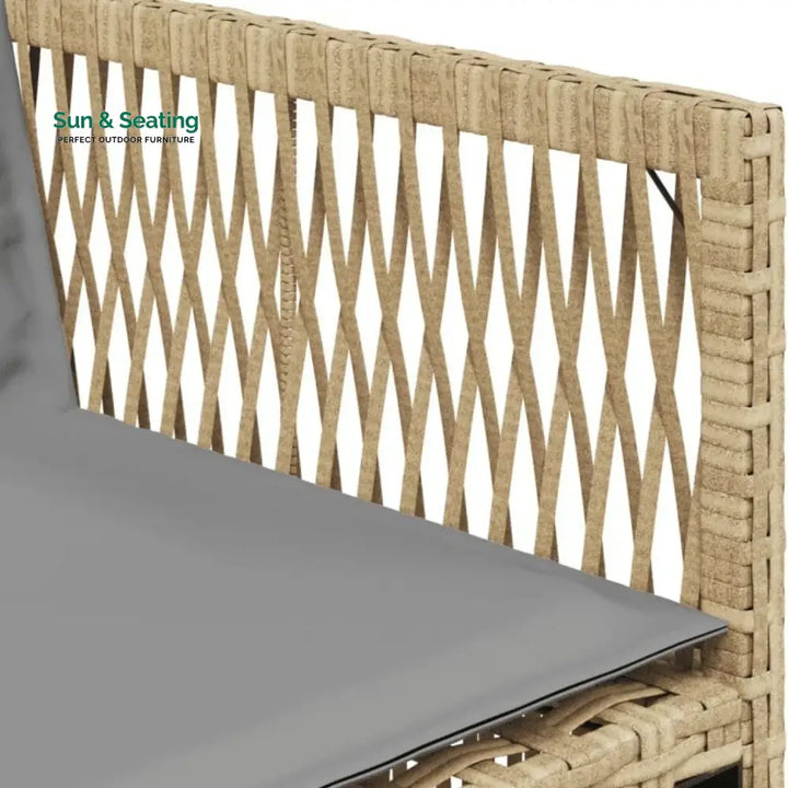 Lene Outdoor Rattan Wicker Dinning Set 9-Piece Dining Set