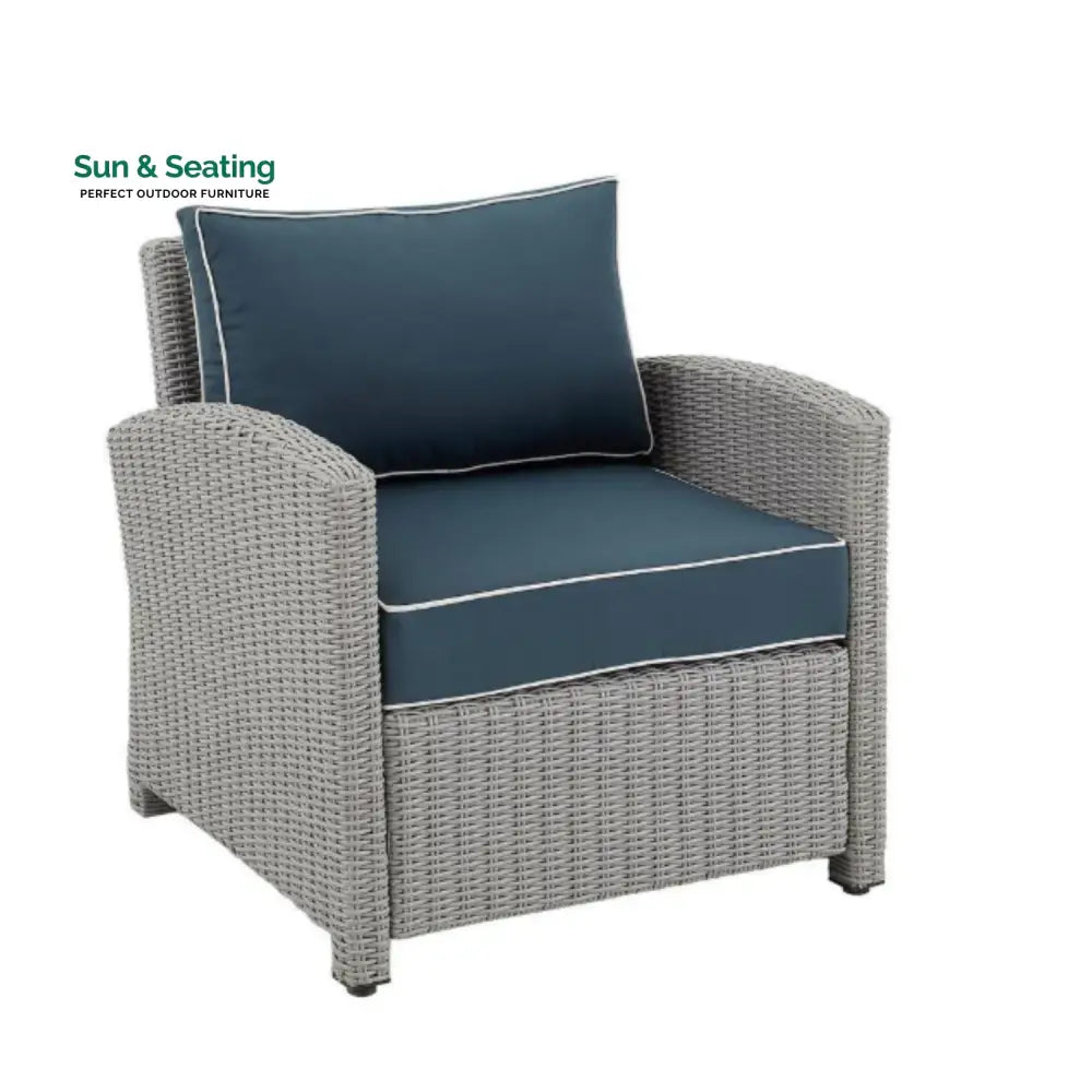 Liesel Outdoor Rattan Wicker 6-Seater Sofa Set Sofa Set