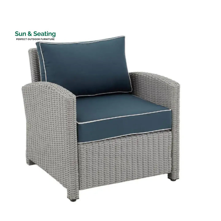 Liesel Outdoor Rattan Wicker 6-Seater Sofa Set Sofa Set