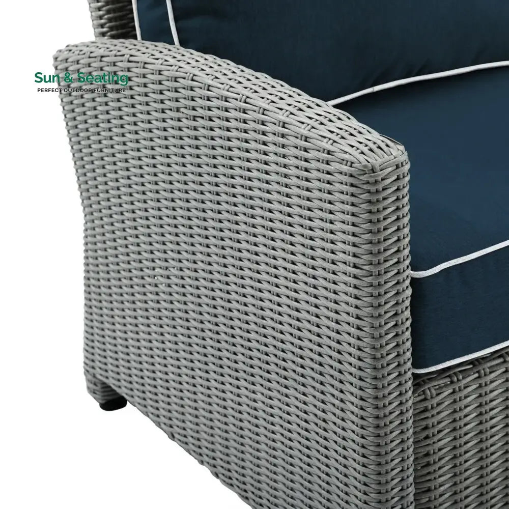 Liesel Outdoor Rattan Wicker 6-Seater Sofa Set Sofa Set