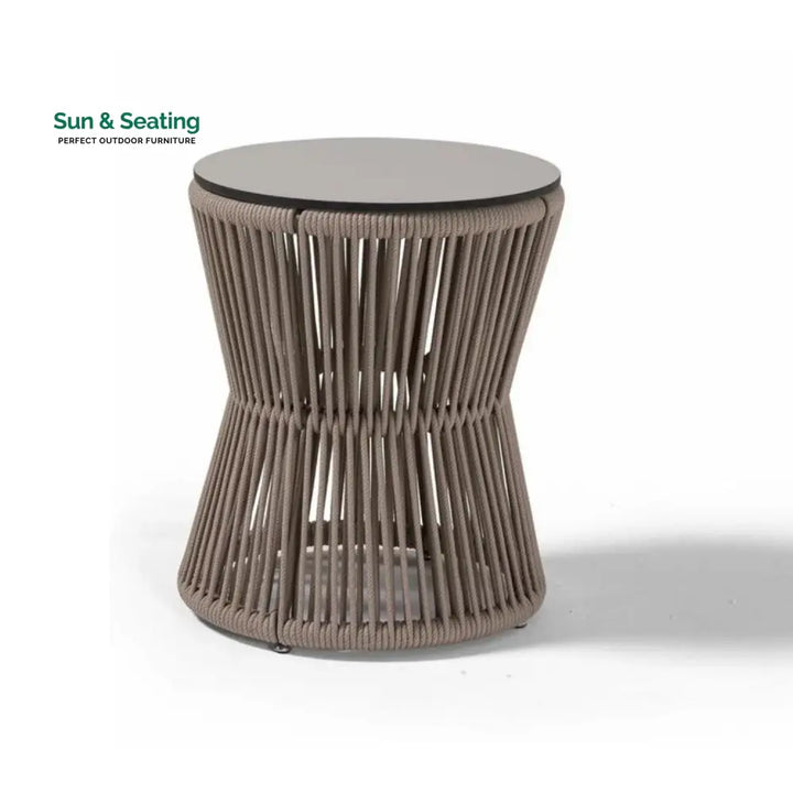 Liliana 3-Piece Outdoor Beige Rope Patio Set Patio Set
