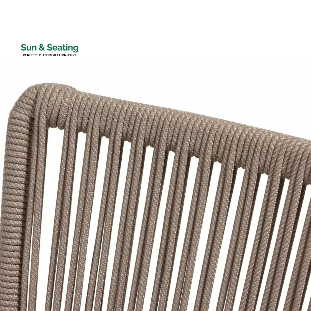 Liliana 3-Piece Outdoor Beige Rope Patio Set Patio Set