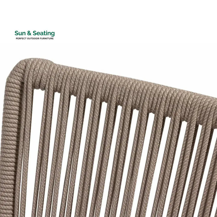 Liliana 3-Piece Outdoor Beige Rope Patio Set Patio Set
