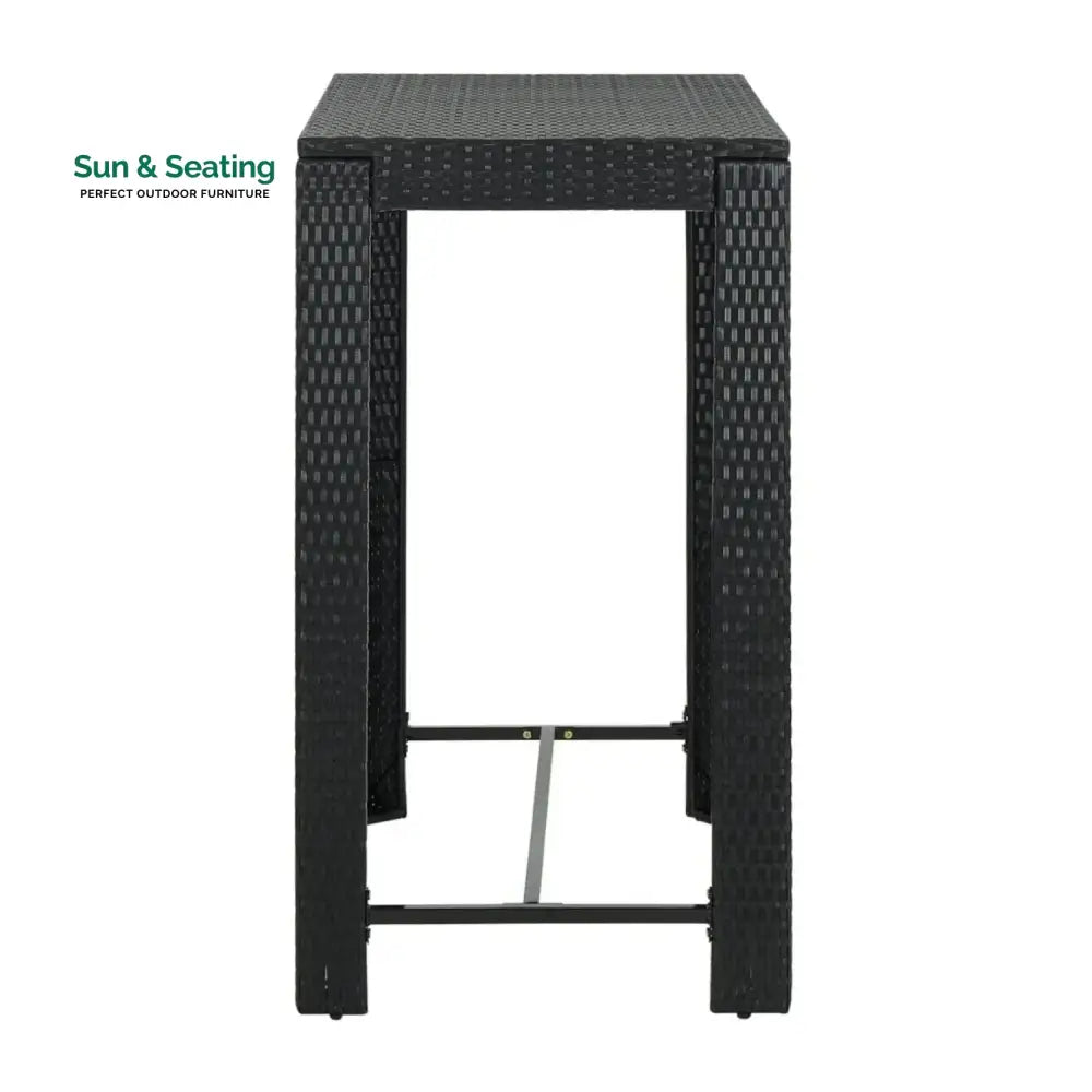Lola Outdoor Rattan Wicker High Top Bar Table Bar Table