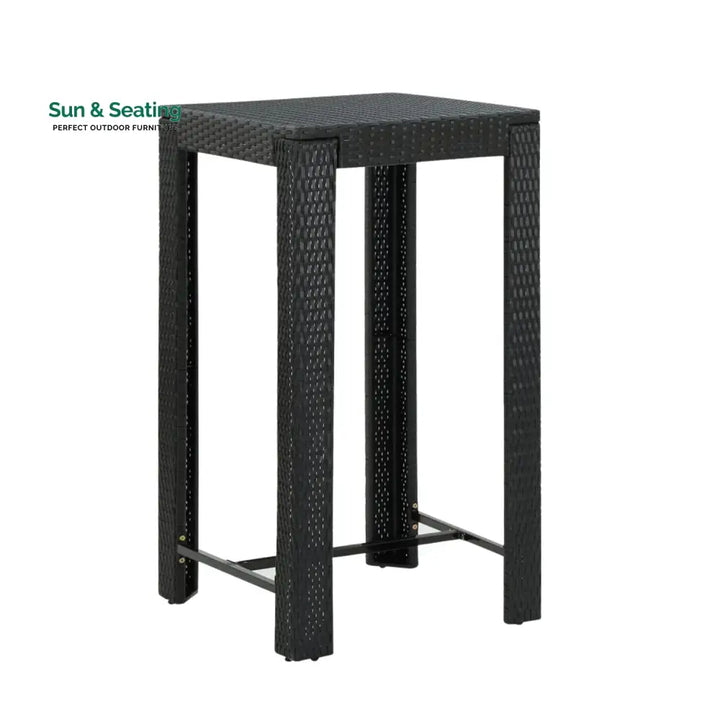 Lola Outdoor Rattan Wicker High Top Bar Table Bar Table