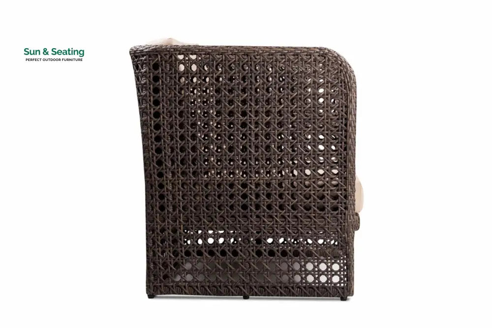 Lombardi Outdoor Sofa Set 2 Seater 2 Single seater and 1 Center Table (Brown) Sofa Sets