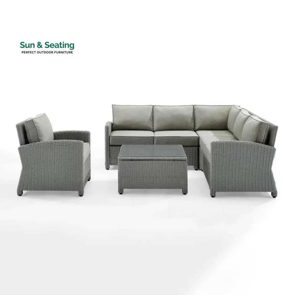 Londyn L-Shape Outdoor Wicker Sofa Set Sofa Set