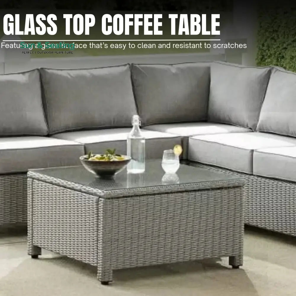 Londyn L-Shape Outdoor Wicker Sofa Set Sofa Set