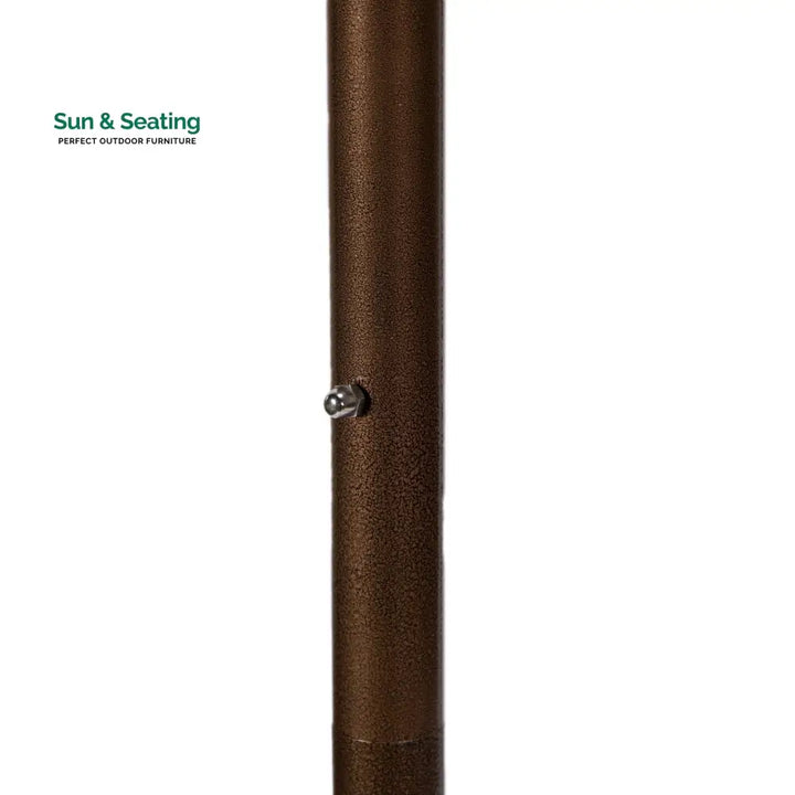Longo Double Seater Hanging Swing With Stand For Balcony Garden Swing (Brown) Swings