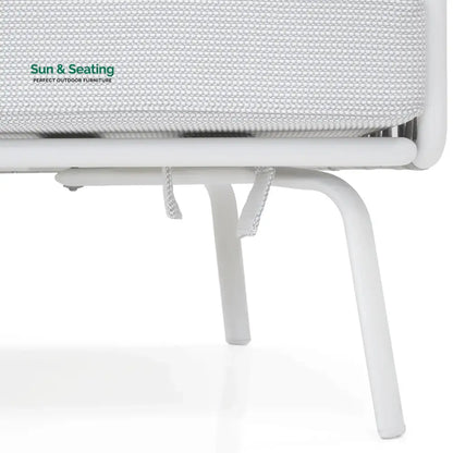 Luies Outdoor Garden Balcony Sofa Set 2 Seater,2 Single seater and 2 Center Table With 1 Side Table Set Braid & Rope