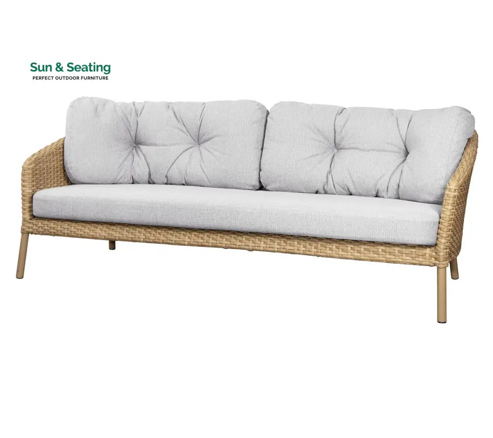 Luigi Outdoor Patio Sofa Set 3 Seater 2 Seater 1 Single Seater and 1 Center Table (Brown) Sofa Sets