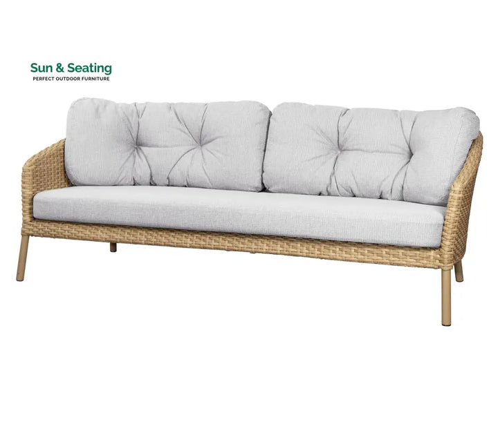 Luigi Outdoor Patio Sofa Set 3 Seater 2 Seater 1 Single Seater and 1 Center Table (Brown) Sofa Sets