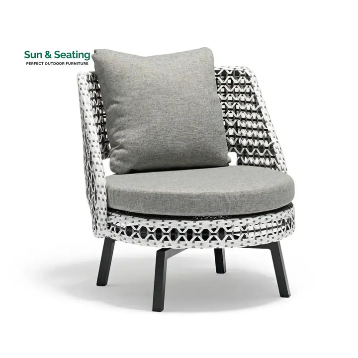 Lujayn Outdoor Double Tone Rattan Wicker Sofa Set Sofa Set