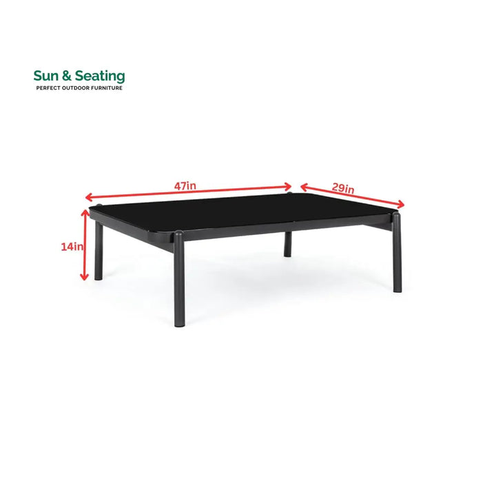 Luxo Outdoor Garden Balcony Sofa Set 3 Seater and 2 Single Seater With 1 Center Table Set Braid &amp; Rope (Dark Grey) Sofa