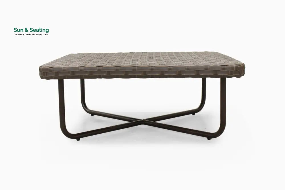 Lydie Outdoor Sofa Set 2 Seater 2 Single seater and 1 Center Table (Dark Brown) Sofa Sets