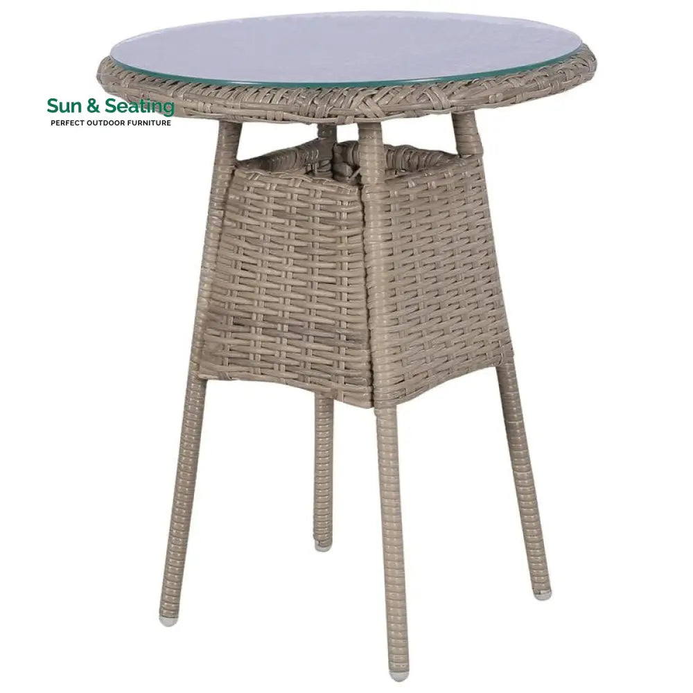Maddy Outdoor Patio Seating Set 2 Chairs and 1 Table Set (Arabica) Coffee Table Sets