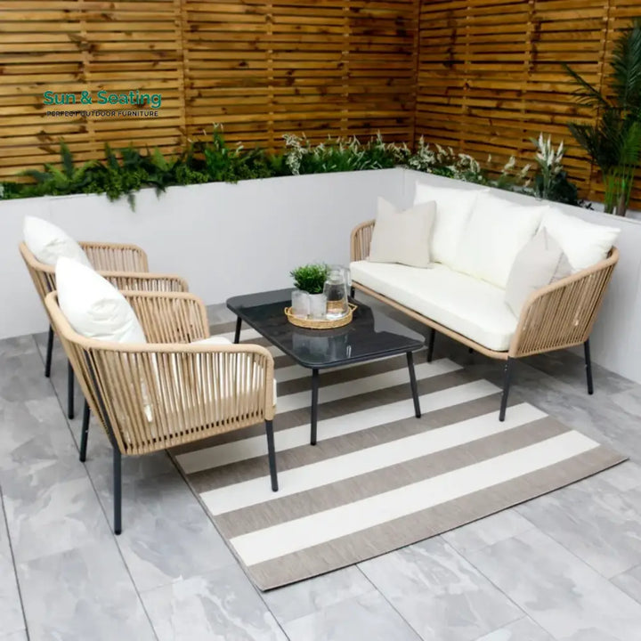 Madison 5-Seater Outdoor All-Weather Rope Sofa Set Sofa Set