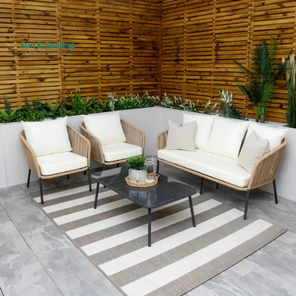 Madison 5-Seater Outdoor All-Weather Rope Sofa Set Sofa Set