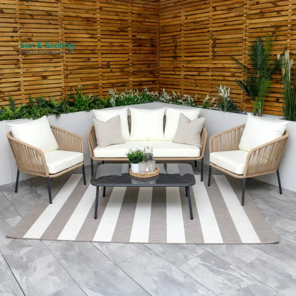 Madison 5-Seater Outdoor All-Weather Rope Sofa Set Sofa Set