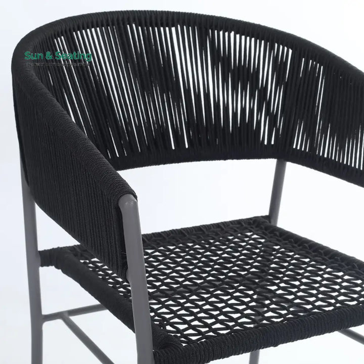 Magdalena 3-Piece Grey Rope Outdoor Patio Set Patio Set