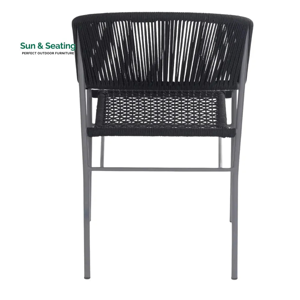 Magdalena 3-Piece Grey Rope Outdoor Patio Set Patio Set