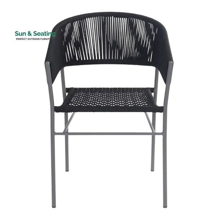 Magdalena 3-Piece Grey Rope Outdoor Patio Set Patio Set