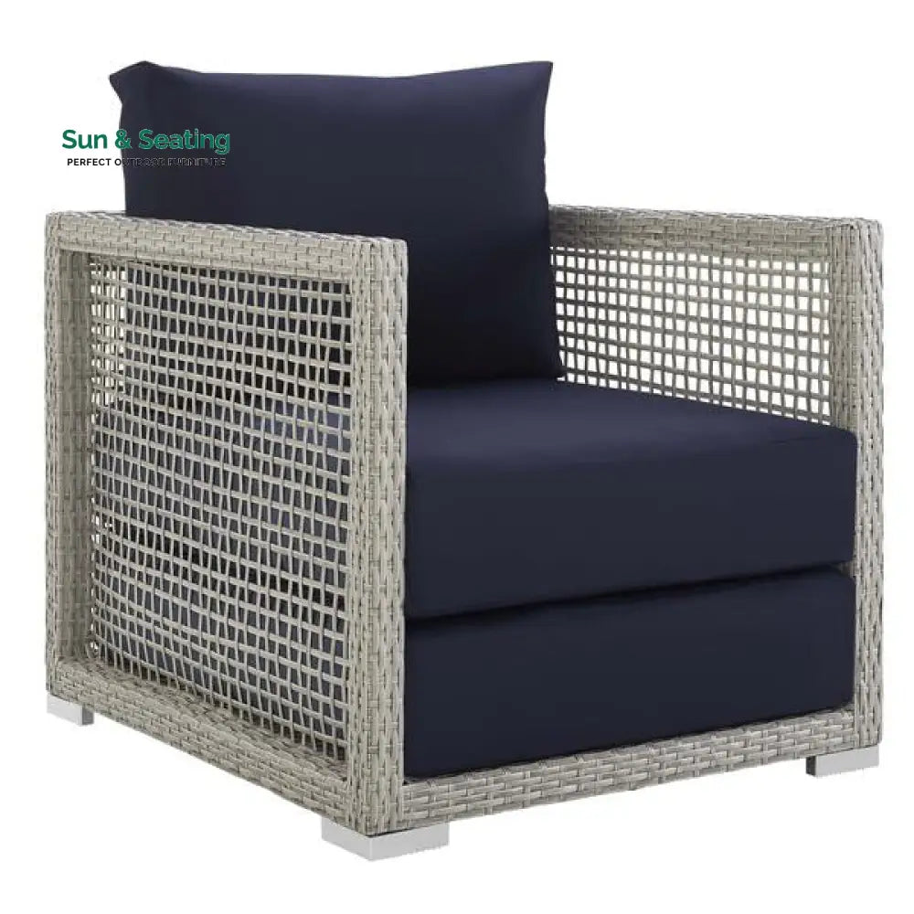 Malvolio Outdoor Set 1 Triple Seater 1 Double Seater 1 Single Seater 2 Side table and 1 Center Table (Silver) Sofa Sets