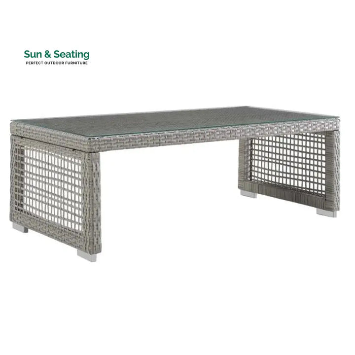Malvolio Outdoor Set 1 Triple Seater 1 Double Seater 1 Single Seater 2 Side table and 1 Center Table (Silver) Sofa Sets