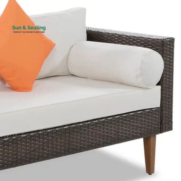 Manuela 3-Pieces Outdoor Wicker L-Shape Sofa Set Sofa Set