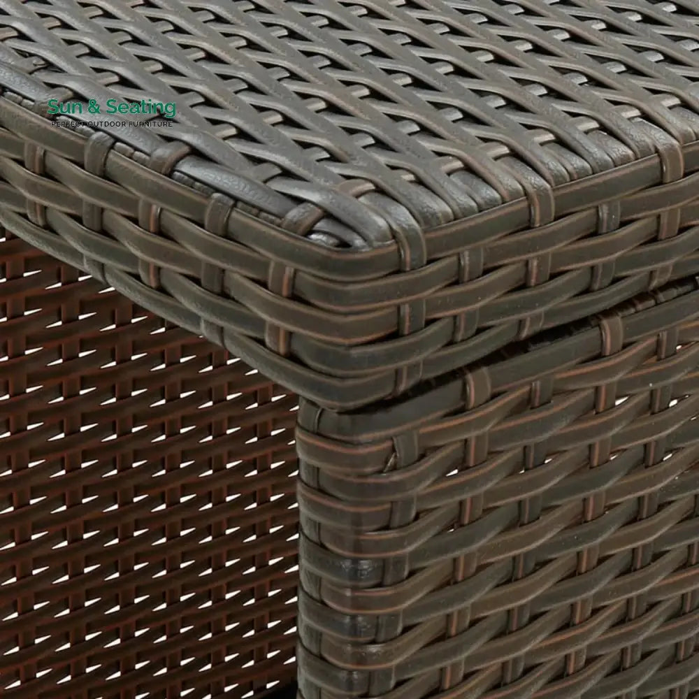 Maravilla Outdoor Rattan Wicker Bar Table with High-Top Design Bar Table